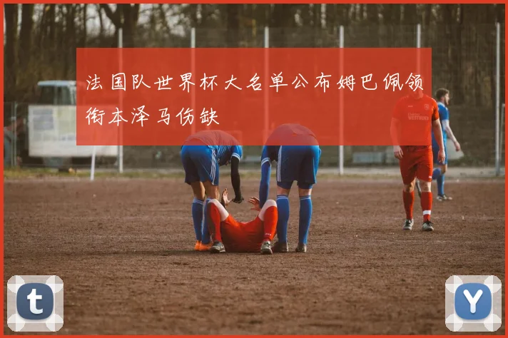 法国队世界杯大名单公布姆巴佩领衔本泽马伤缺